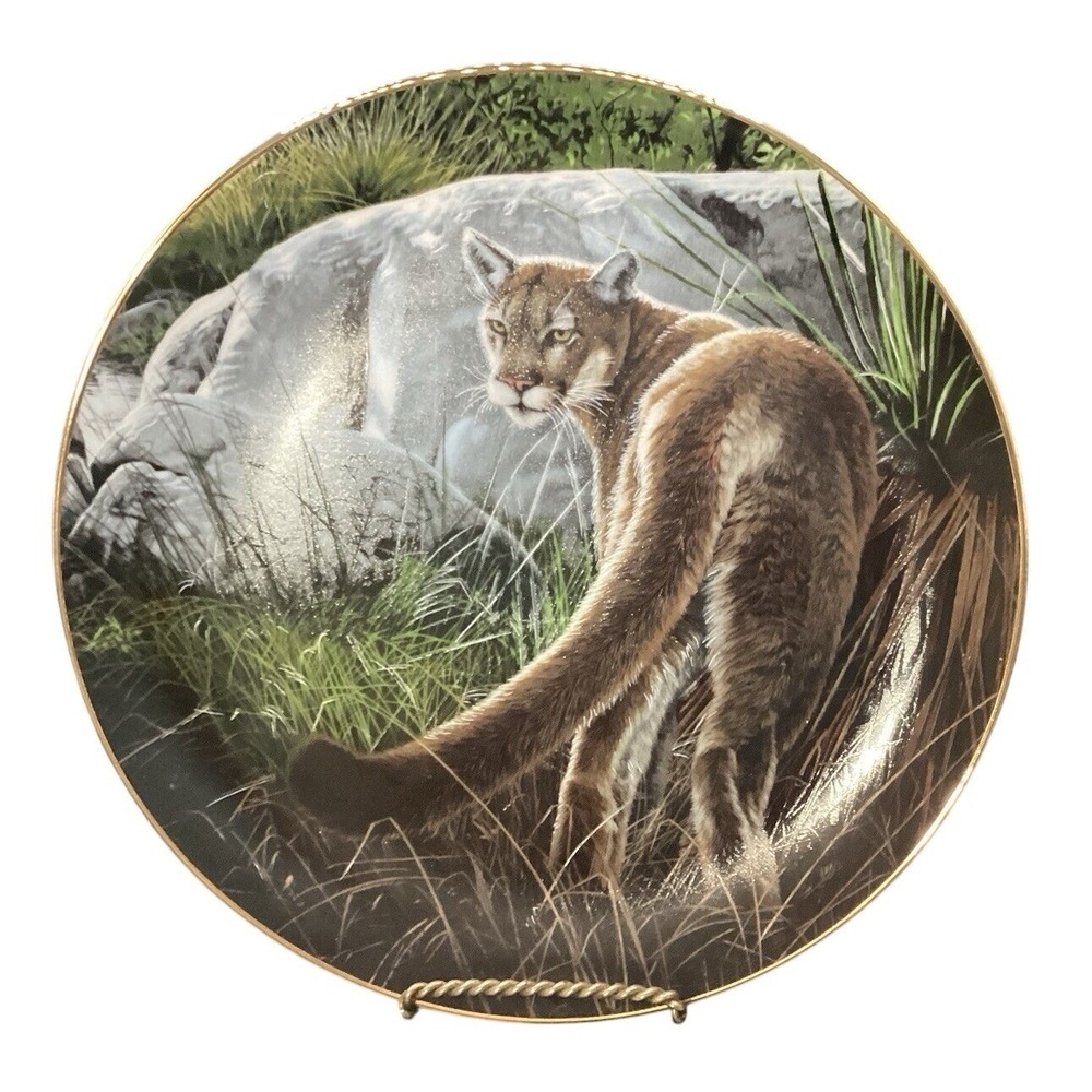 CREEKSIDE Collectors Plate by RS Parker-Hamilton‎ Collection-Rare-Vintage 1988